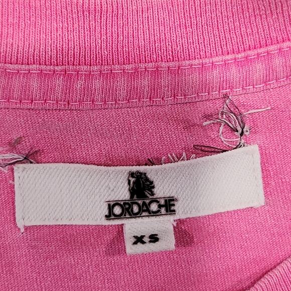 VTG 90s Jordache Women XS Pink Skiing Air USA Made Single Stitch Graphic T Shirt - Picture 5 of 10
